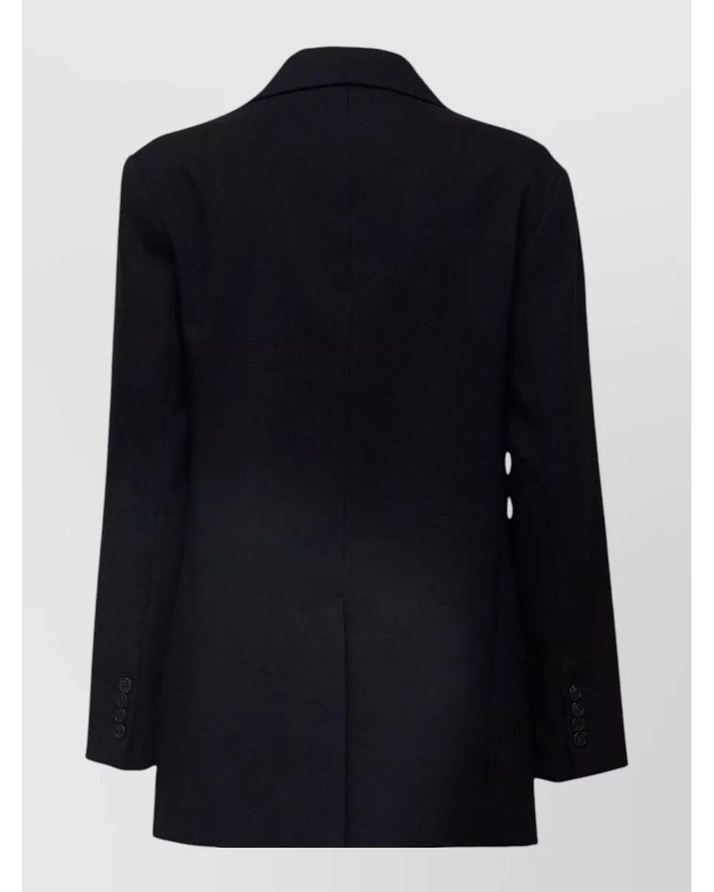 Weekend by Maxmara Blue Wool Single-Breasted Regular-Fit Blazer