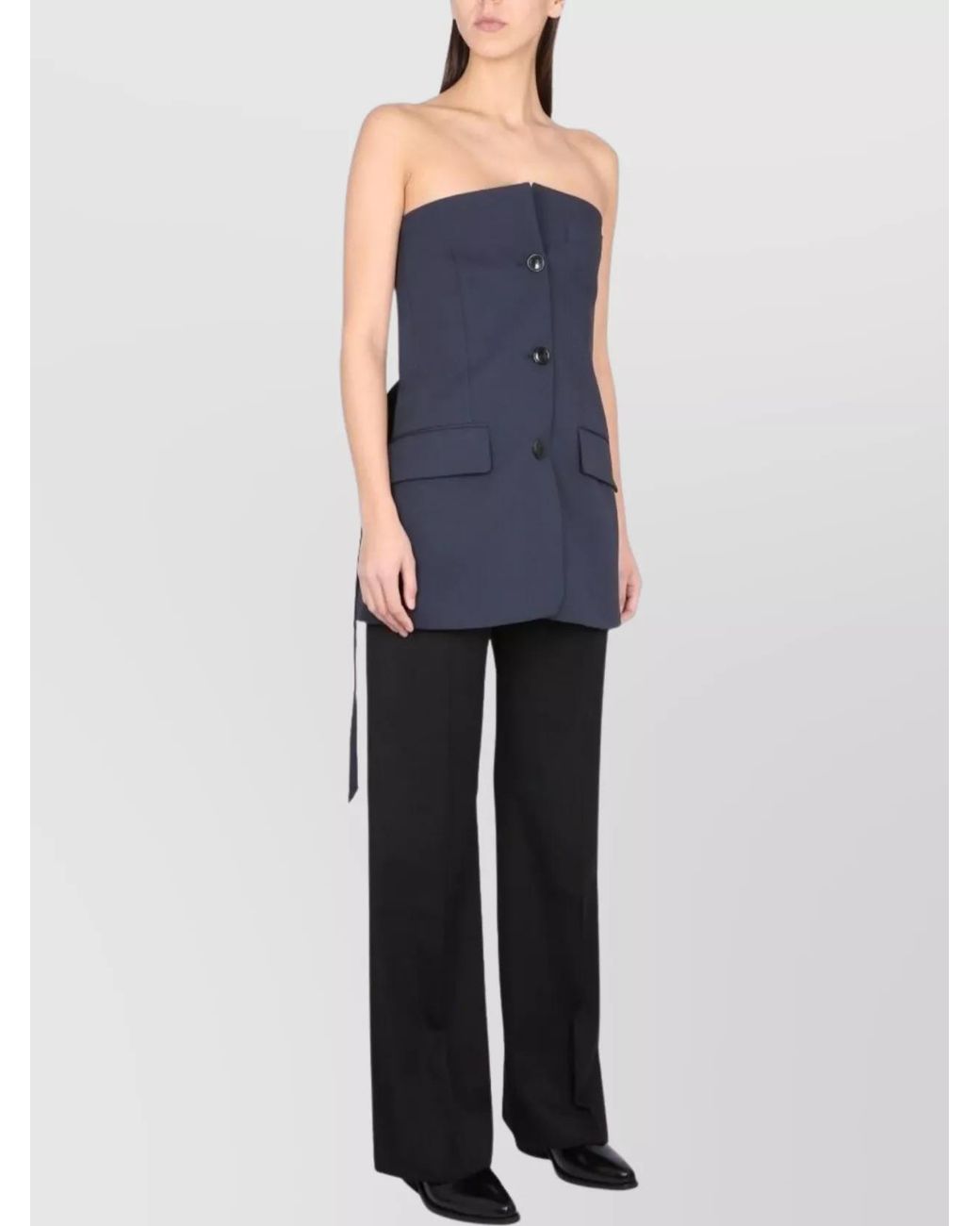 Our Legacy Blue Virgin Wool Blouse