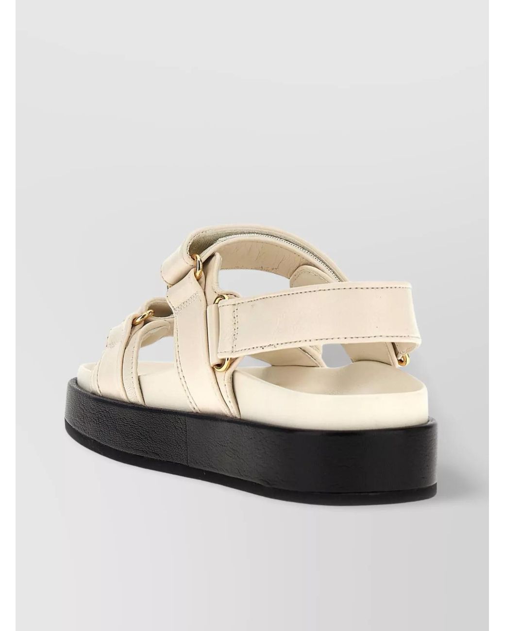 Tory Burch White Leather Sport Sandals