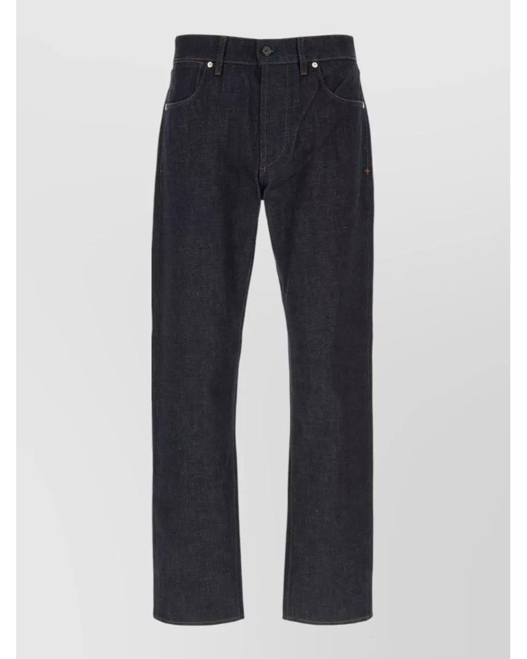 Stone Island Blue Denim Straight-Leg Jeans for men