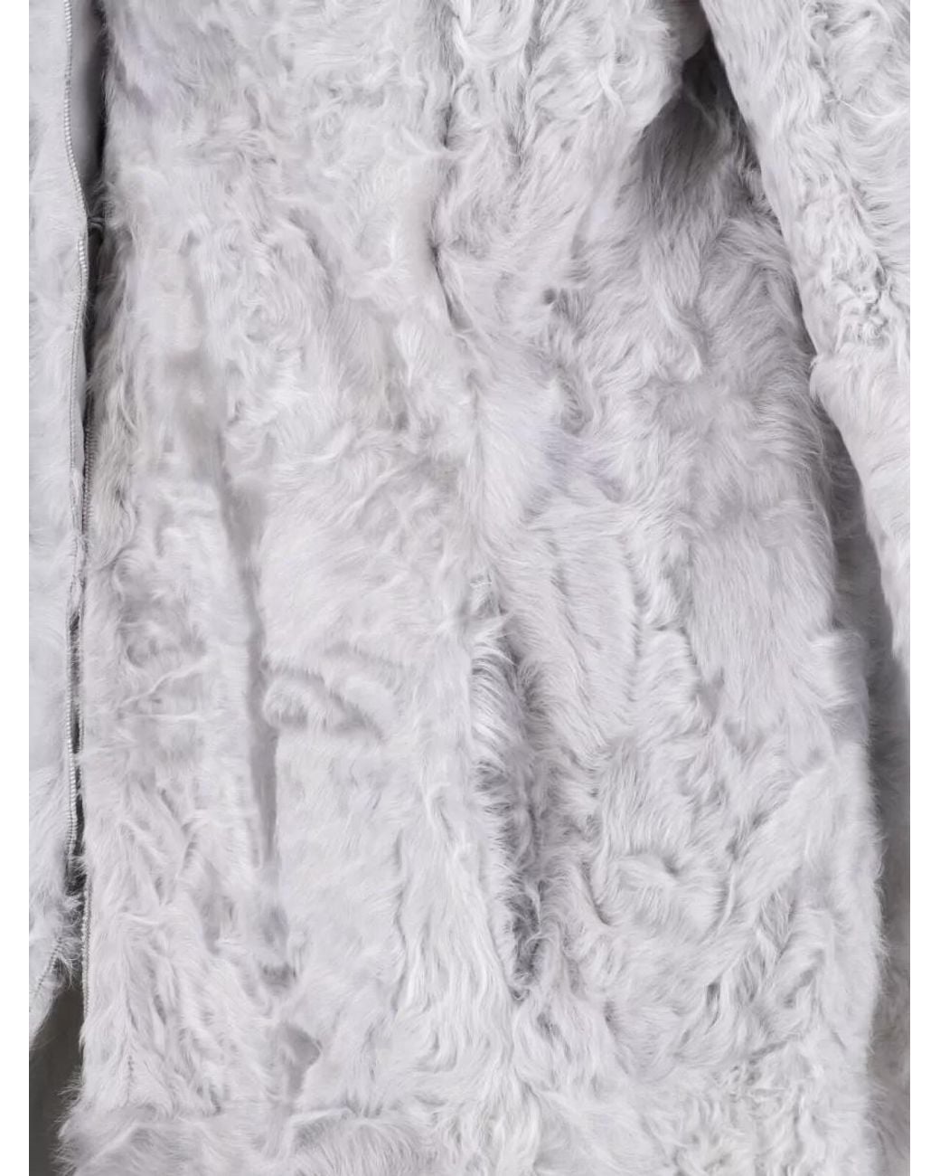 Marni Gray Shearling Coat