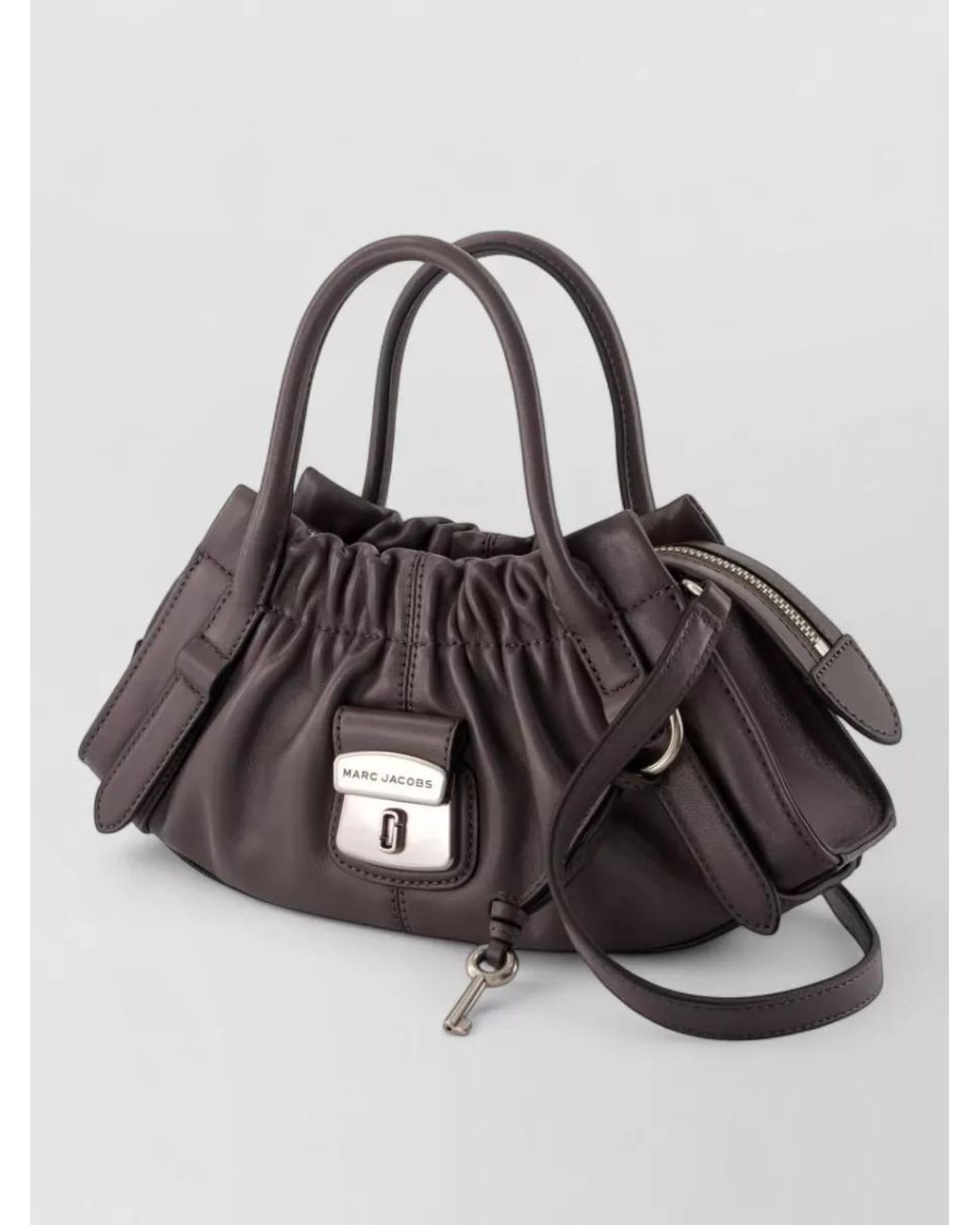 Marc Jacobs Metallic The Small Satchel Lambskin Shoulder Bag