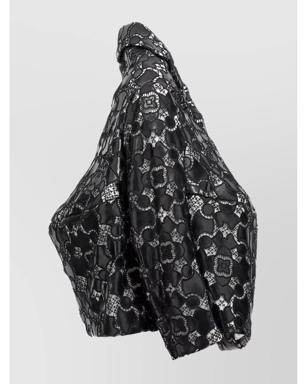 Comme des Garçons Gray Lace Fitted Jacket