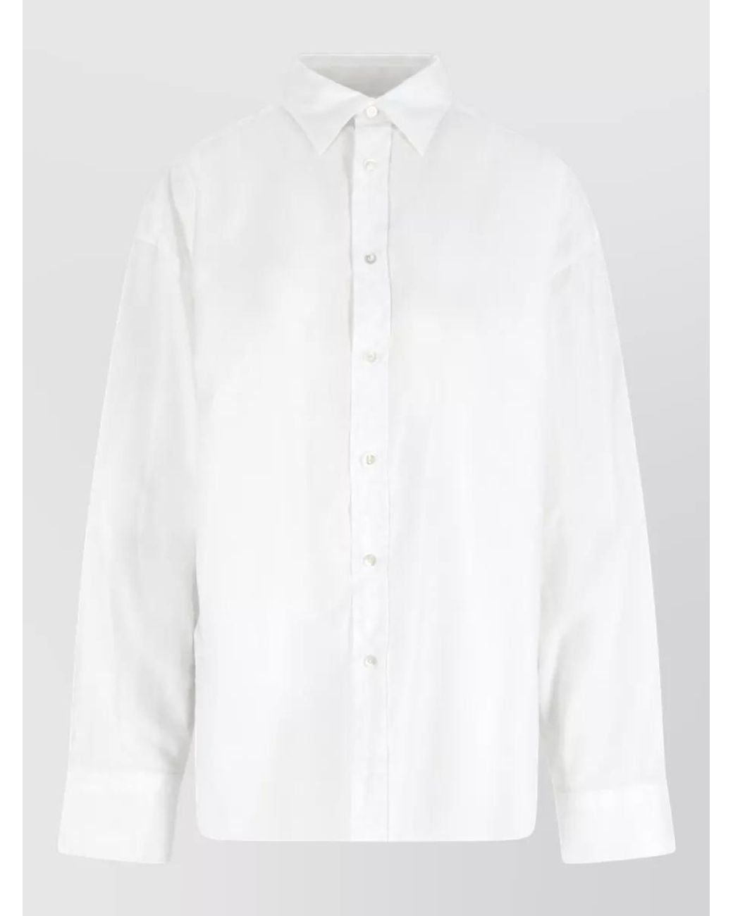 Finamore 1925 White Cotton Shirt