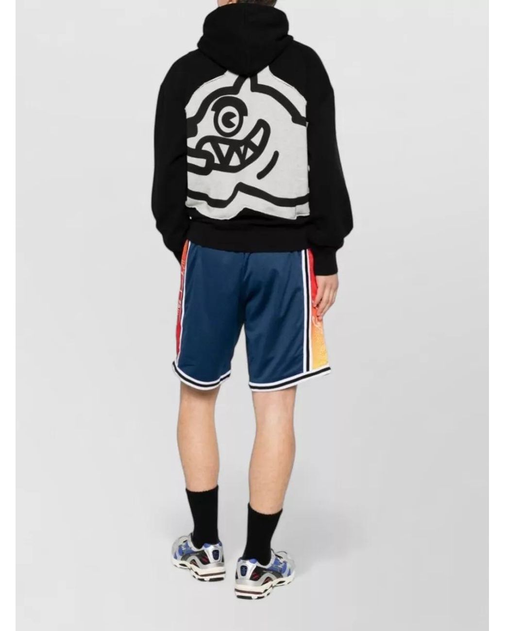 ICECREAM Black Logo Cotton Hoodie for men