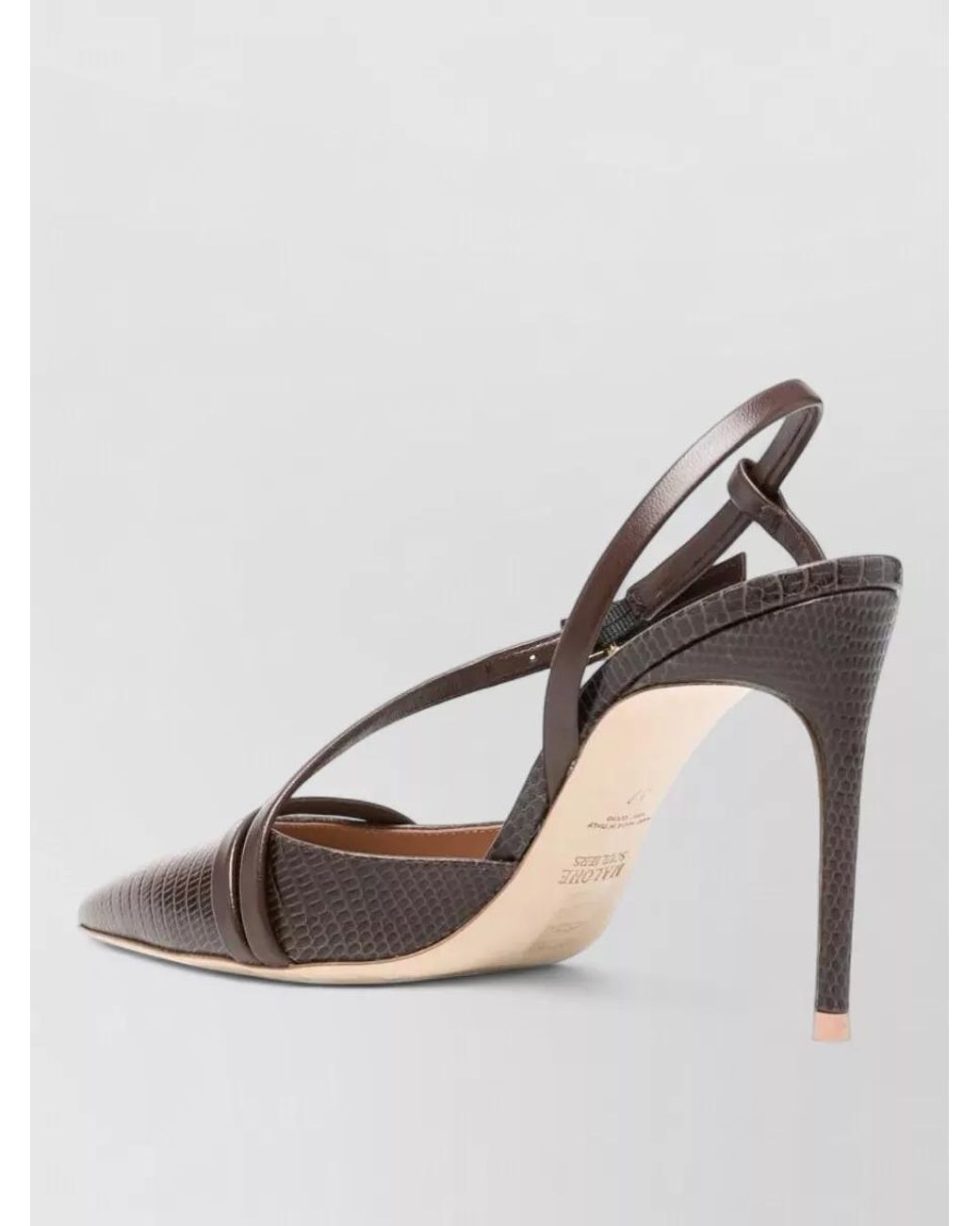 Malone Souliers Pink Leather Pointed Pumps