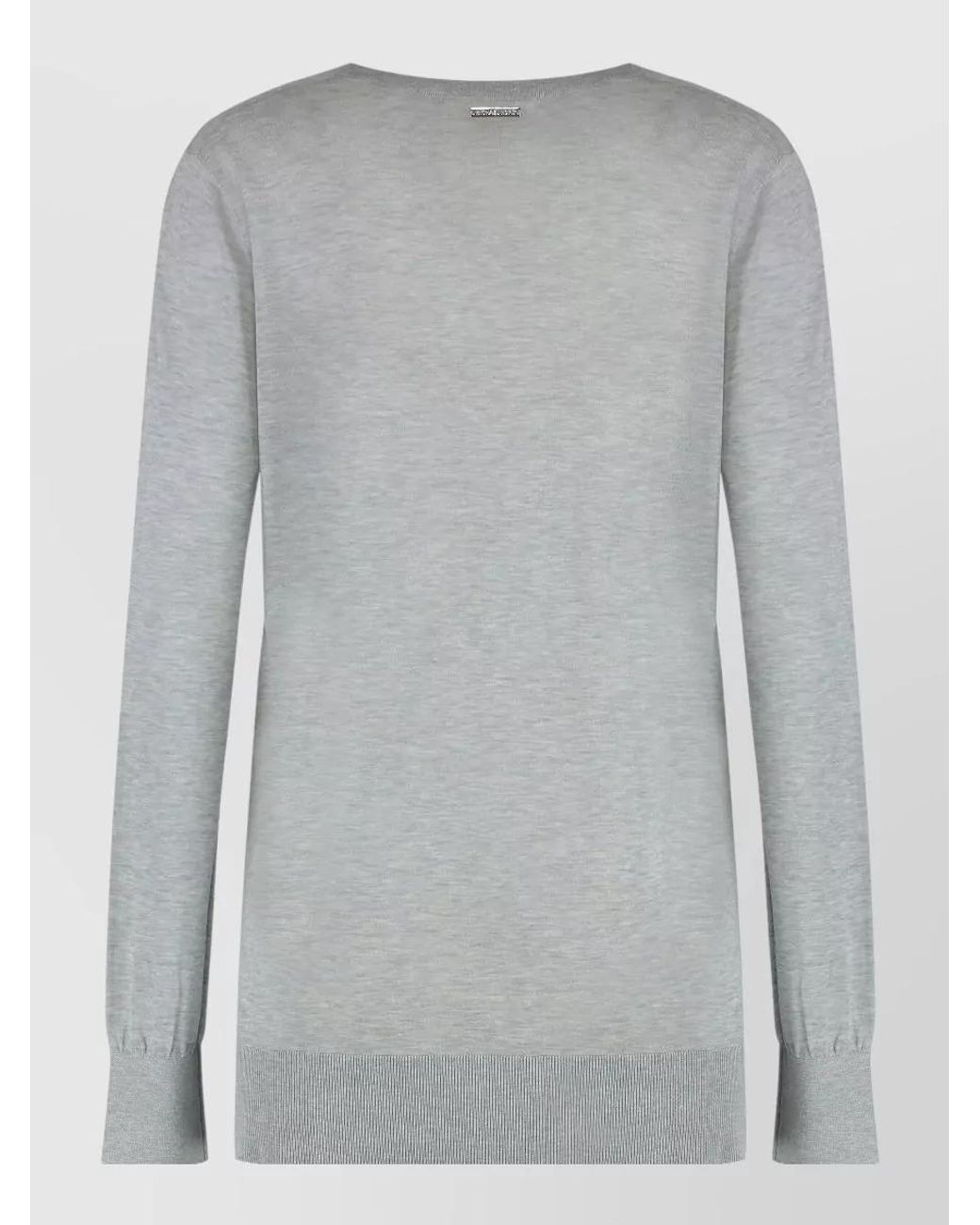 MICHAEL Michael Kors Gray Fine-Knit Sweatshirt