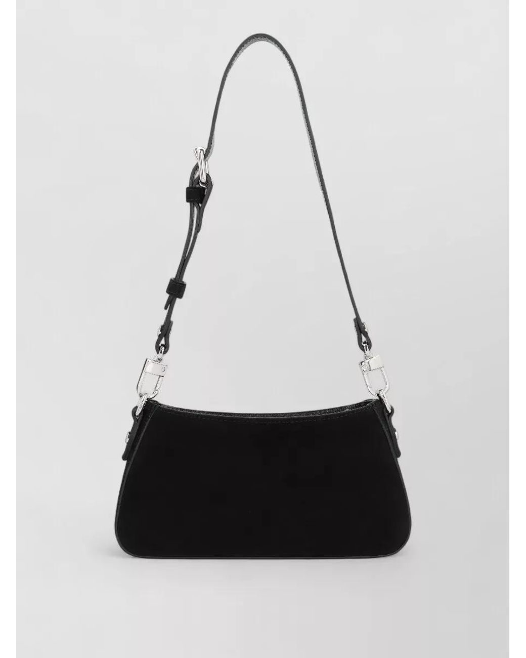 Vivienne Westwood White Tesha Suede Shoulder Bag With Adjustable Strap