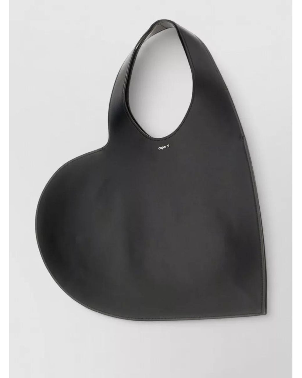 Coperni Black Heart Leather Shoulder Bag