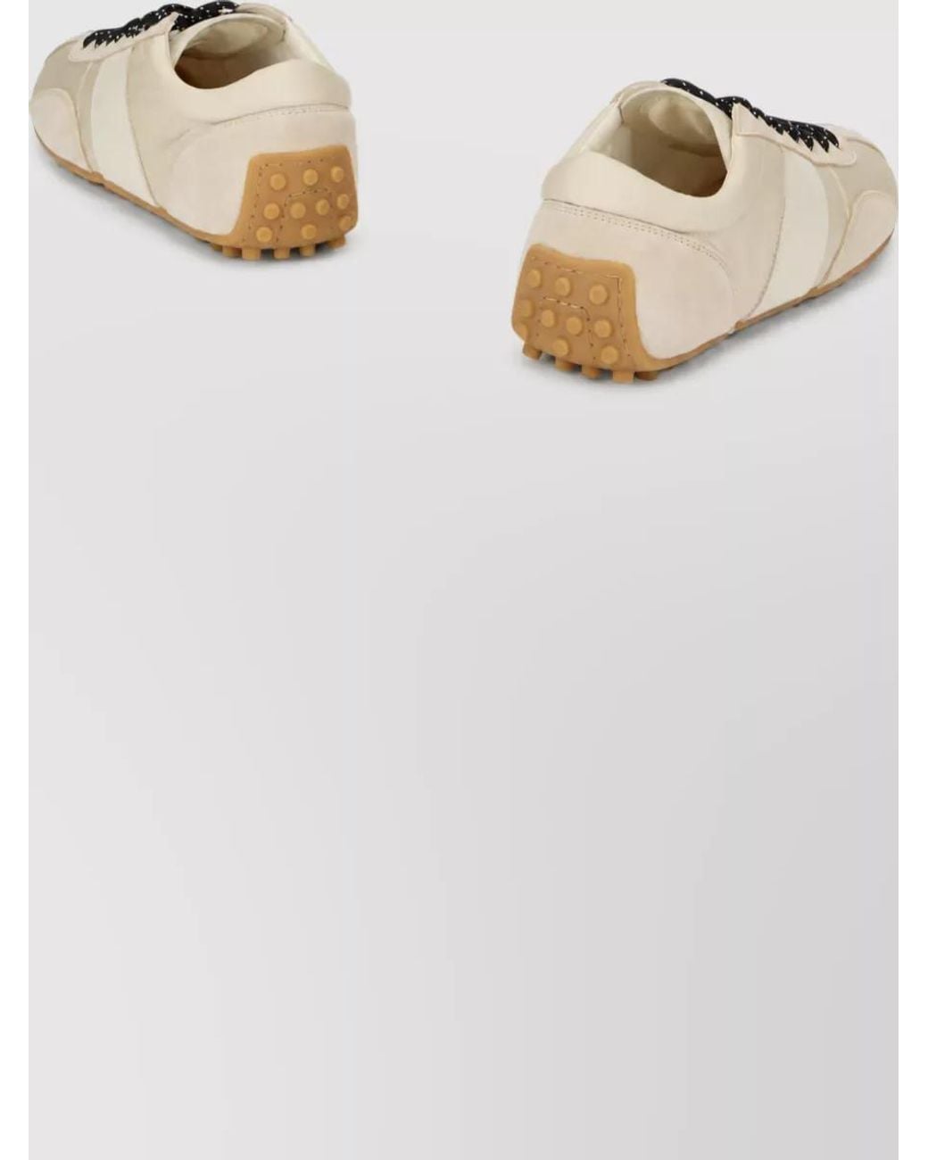 Tod's Natural Low-Top Sneakers