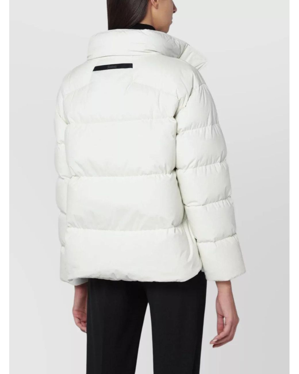 Herno White Gore Tex Parka Coat