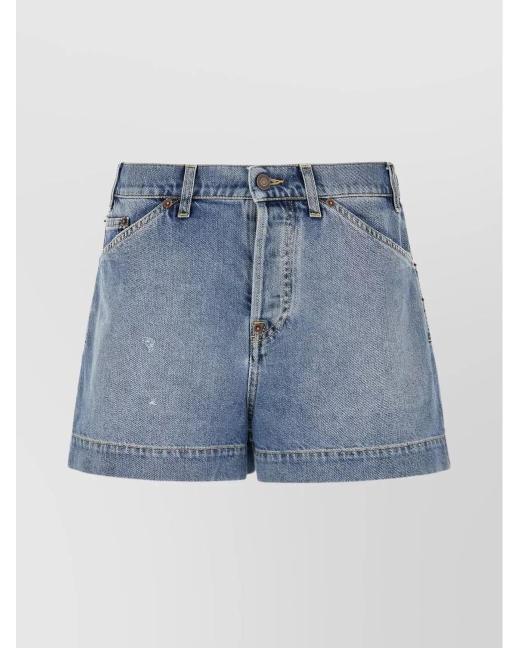 Moschino Blue Denim Shorts