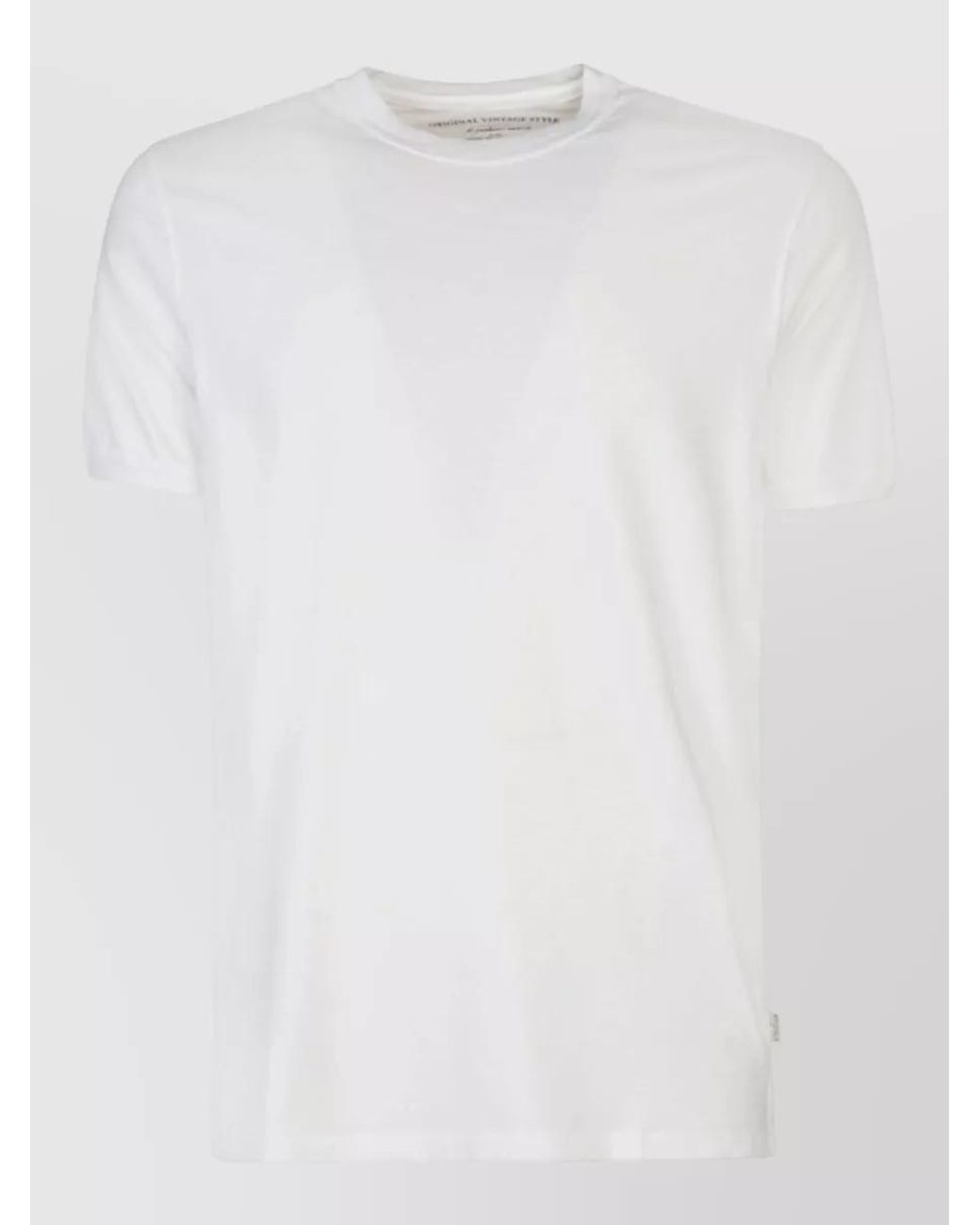 Original Vintage White Piqué T-Shirt for men