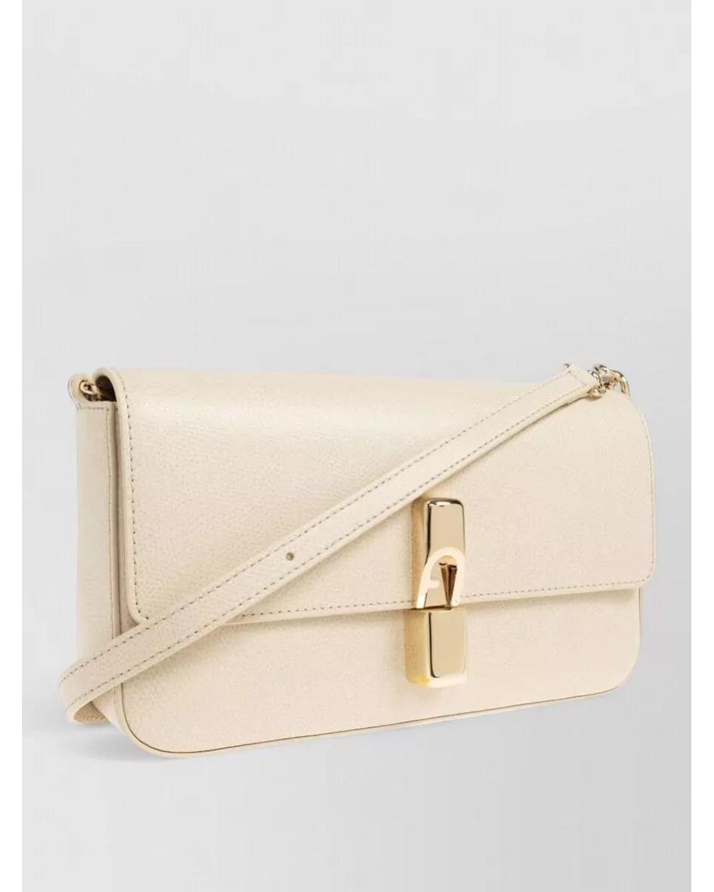 Furla Natural Small Leather Cross-Body Bag