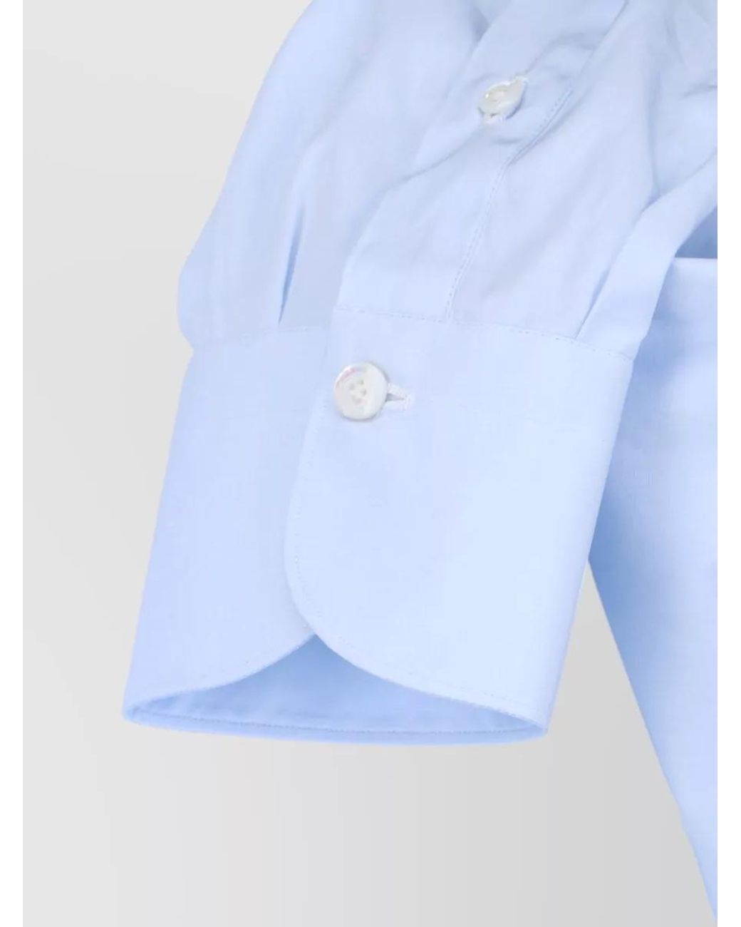 Finamore 1925 Blue Cotton Shirt for men