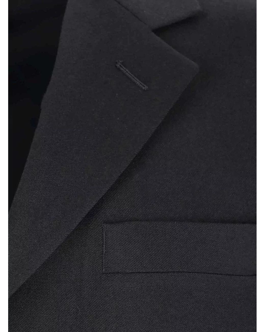 sunflower Black Virgin Wool Blazer for men
