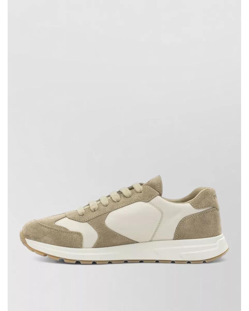 Prada Natural Low-Top Sneakers for men