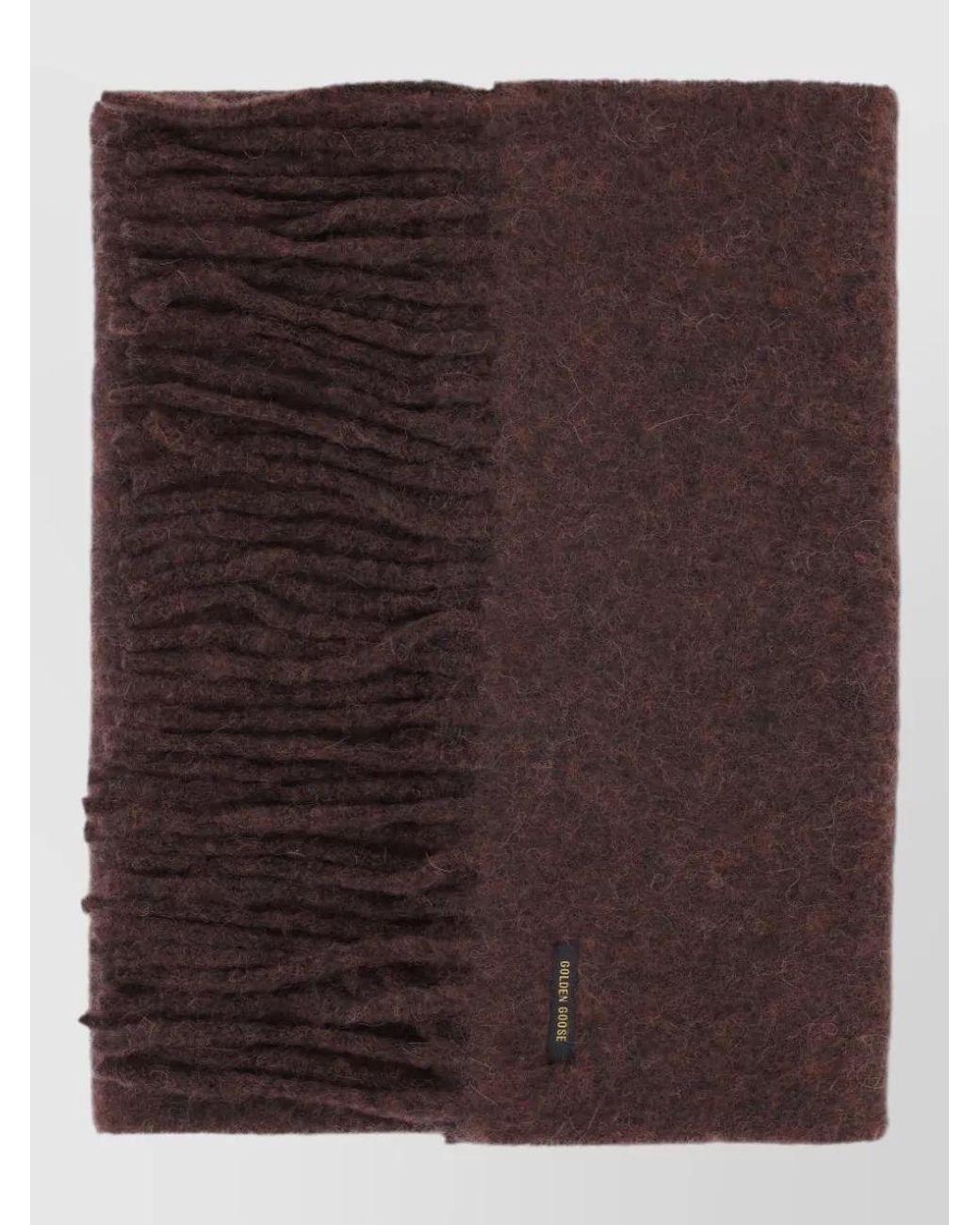 Golden Goose Deluxe Brand Brown Alpaca Scarf for men