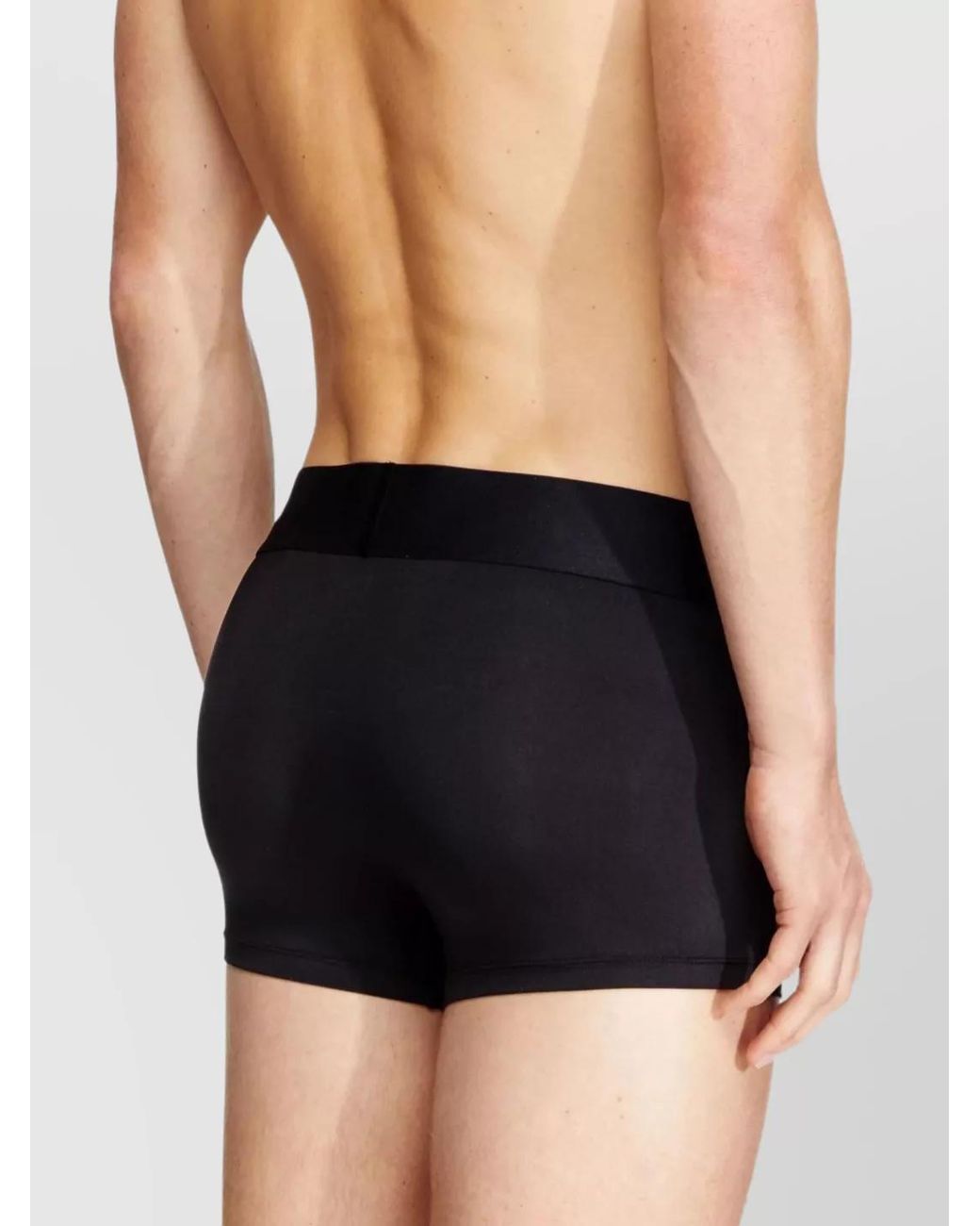 DIESEL Black Polyester Boxer Briefs 3-Pack for men