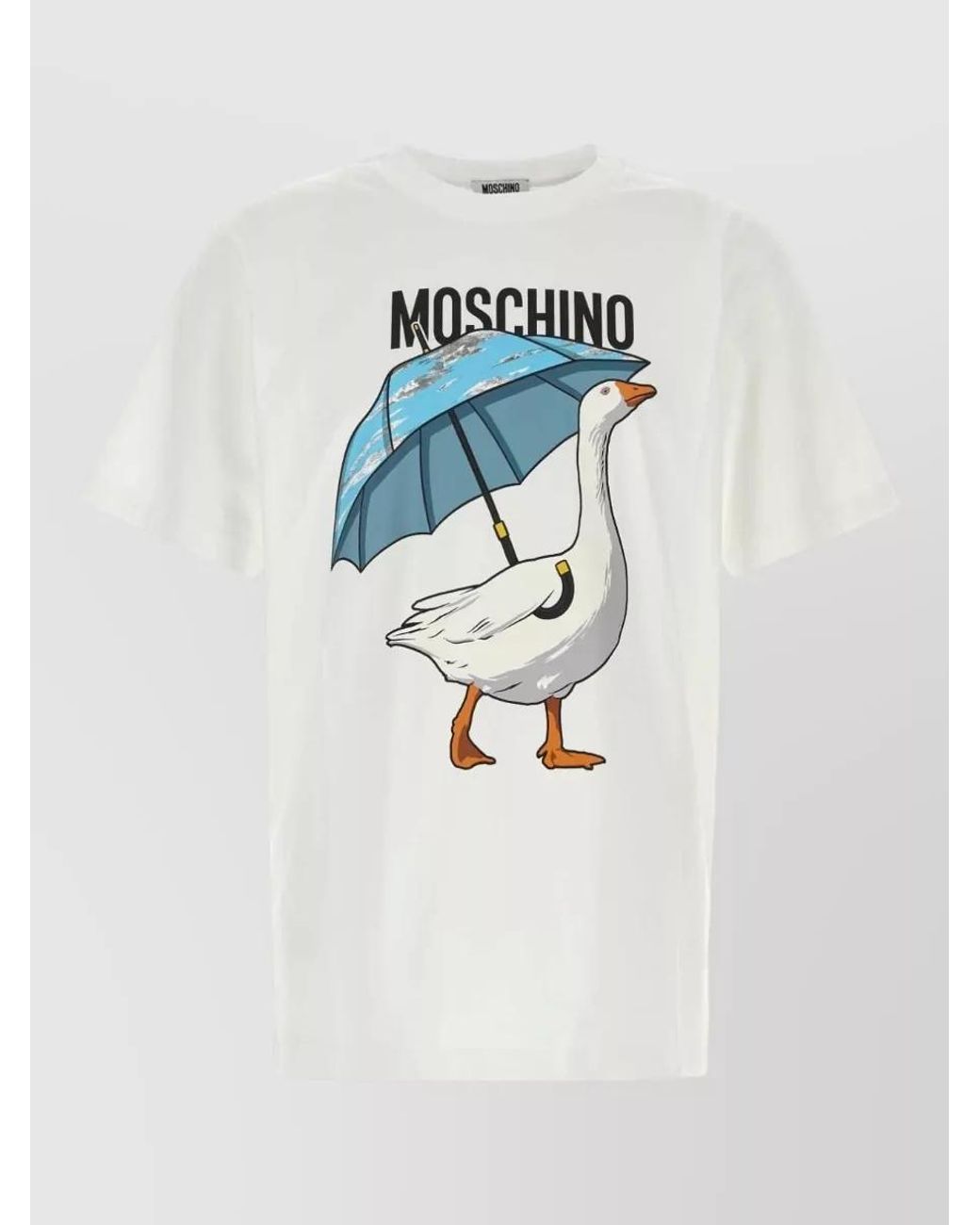 Moschino Blue Cotton T-Shirt for men