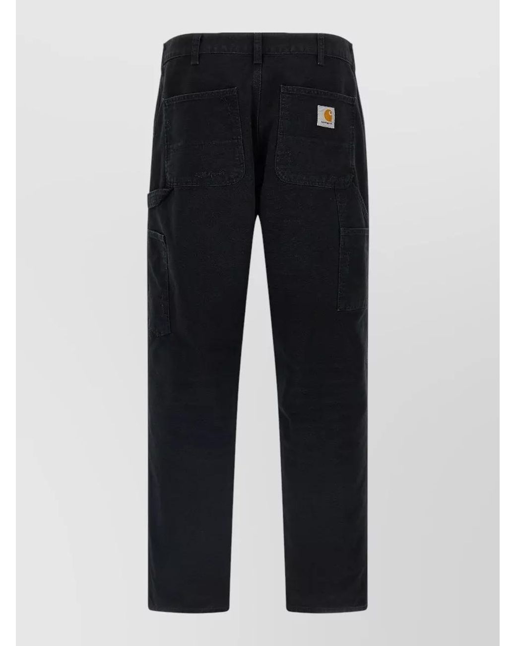 Carhartt Black Organic Cotton Straight-Leg Jeans for men