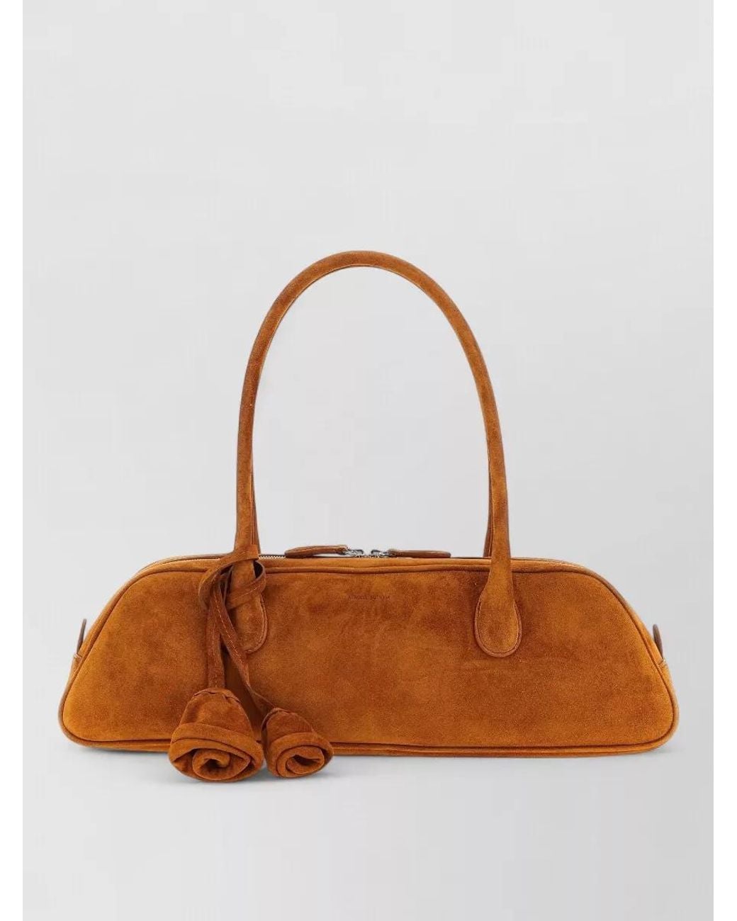 Magda Butrym Brown Na Suede Shoulder Bag