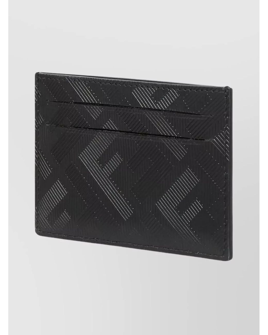 Fendi Black Leather Cardholder for men
