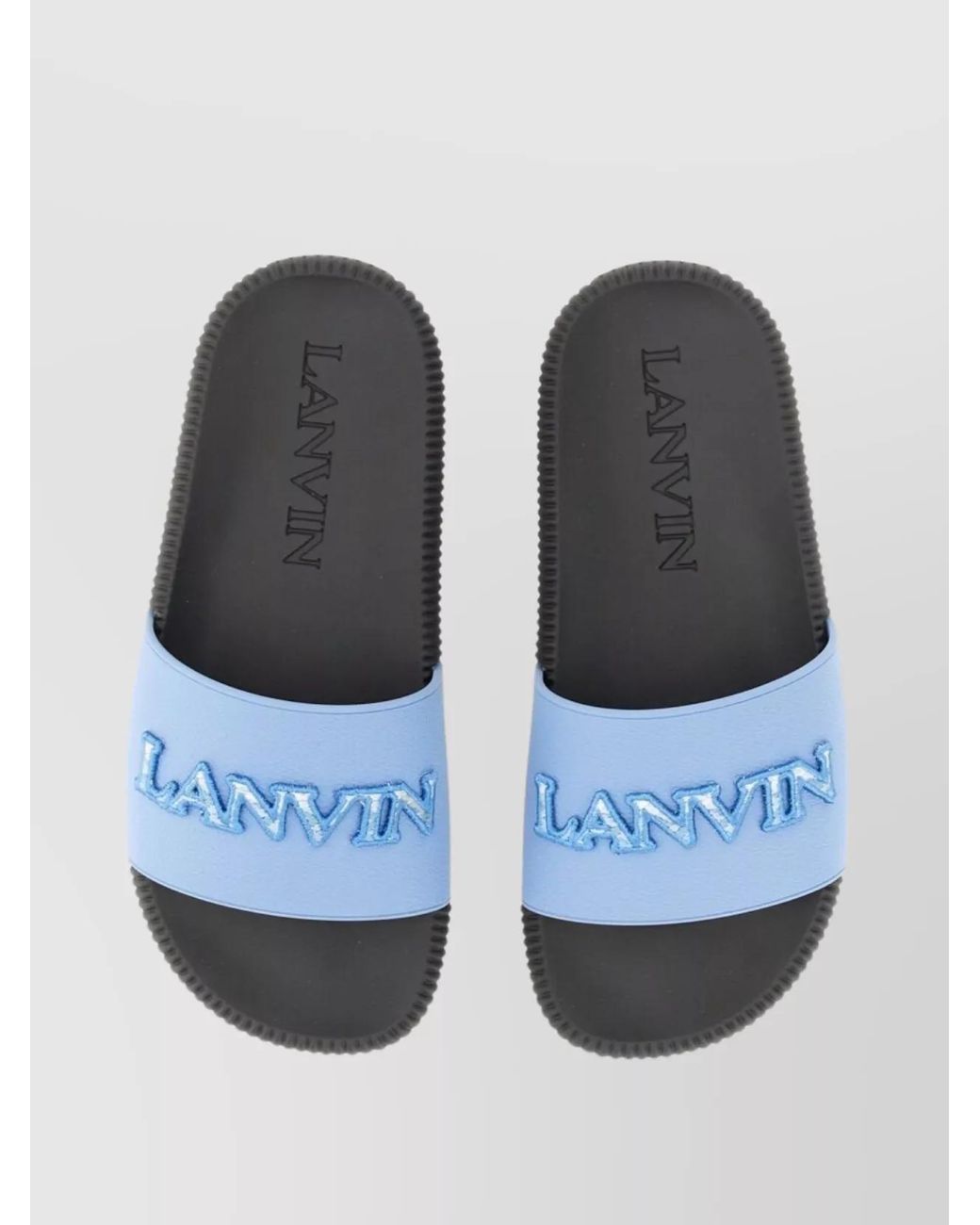 Lanvin Blue Sandalwood Arpege Sandals
