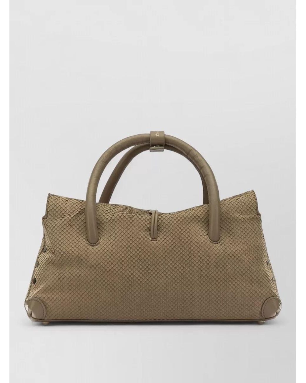 Zanellato Metallic Leather Shoulder Bag
