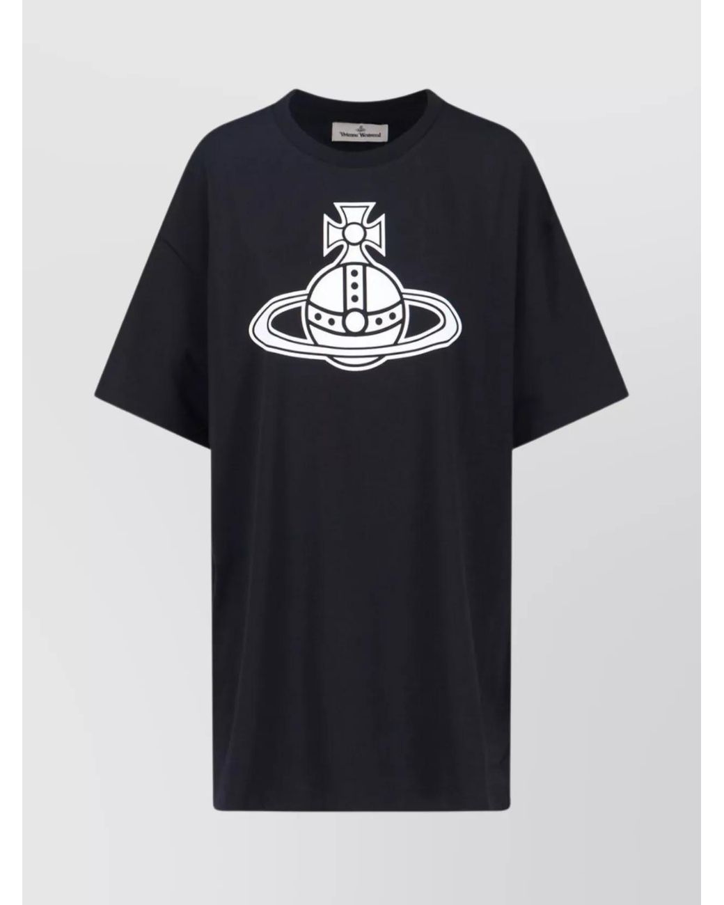 Vivienne Westwood Blue Cotton Oversized Printed T-Shirt
