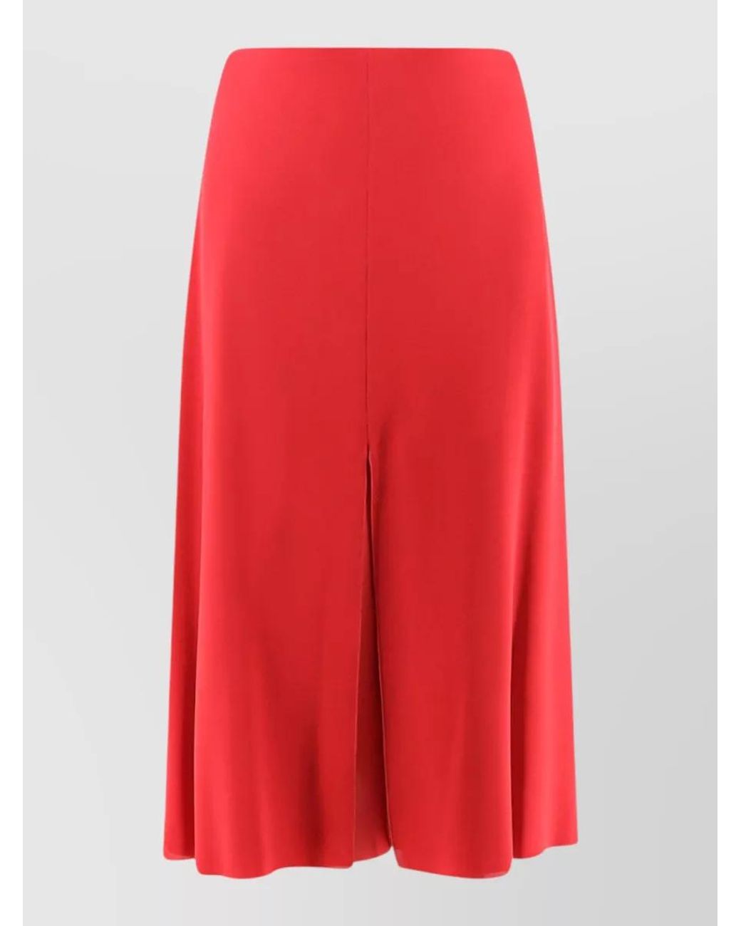 Valentino Silk Flared Midi Skirt