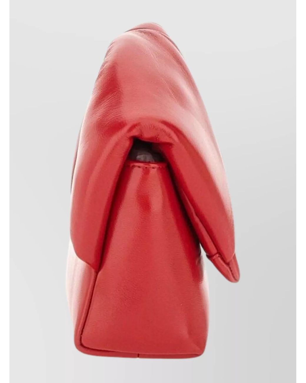 J.W. Anderson Red Twister Small Leather Shoulder Bag