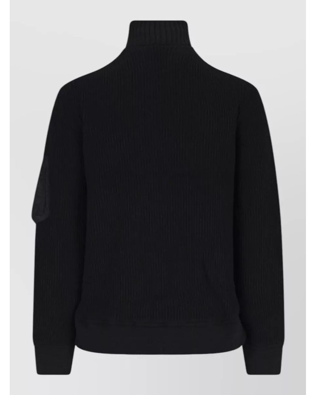 Sacai Black Wool Crewneck Jumper for men