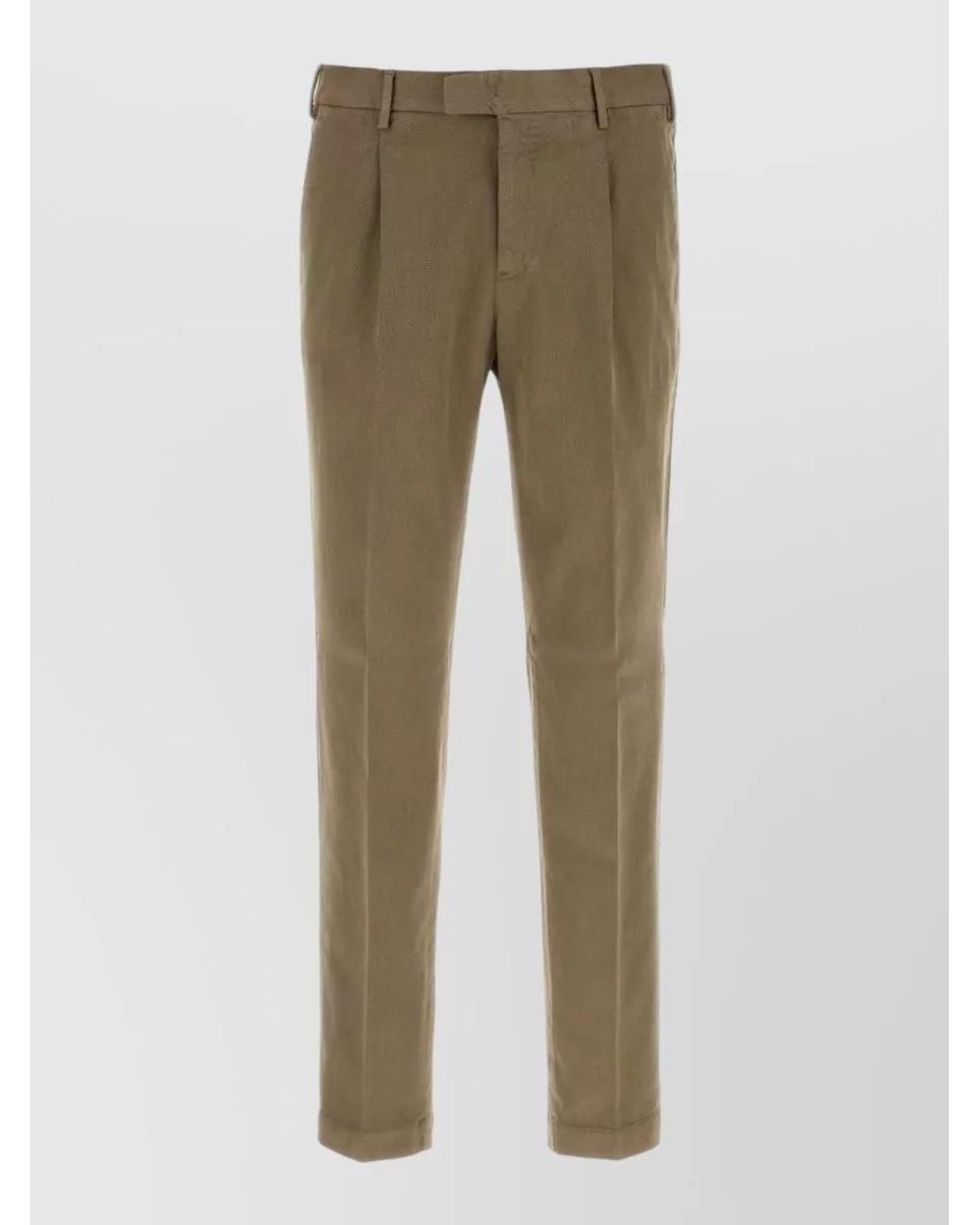 PT Torino Green Cotton Chinos for men