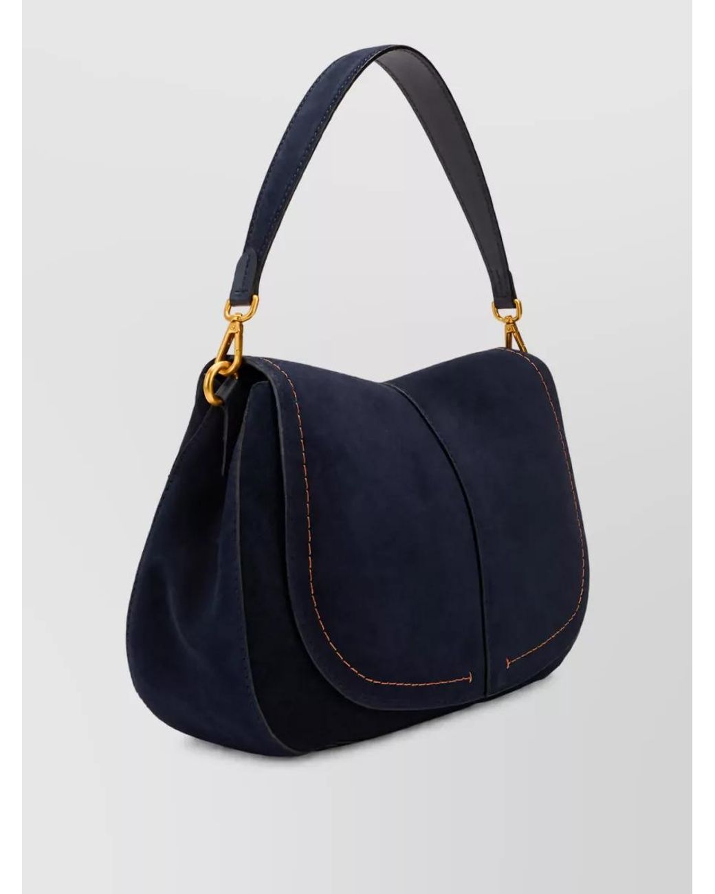 Gianni Chiarini Blue Calfskin Helena Shoulder Bag