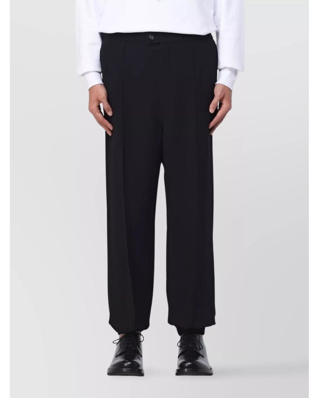 McQueen Blue Tailored Trousers for men