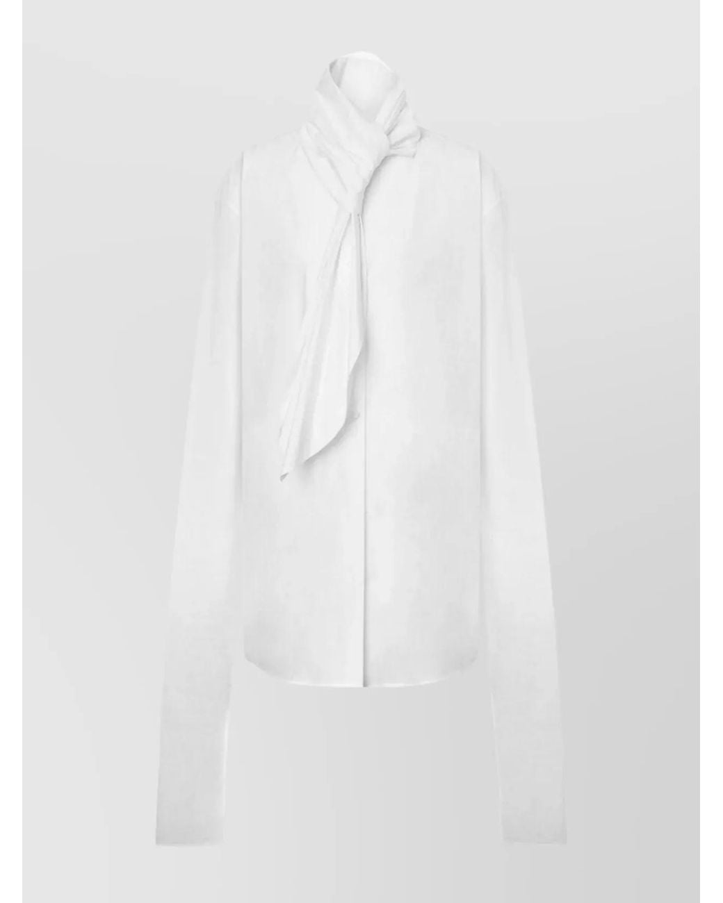 Alberta Ferretti White Cotton Shirt