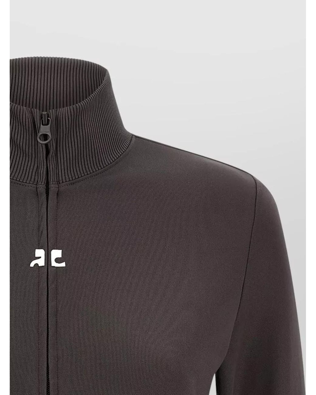 Courreges Black Polyester Sweatshirt