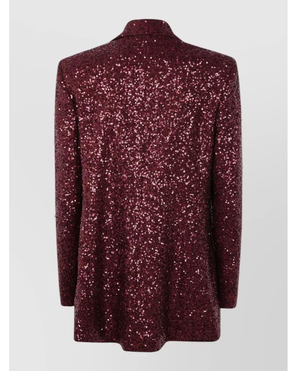 DR. HOPE Red Sequin Blazer