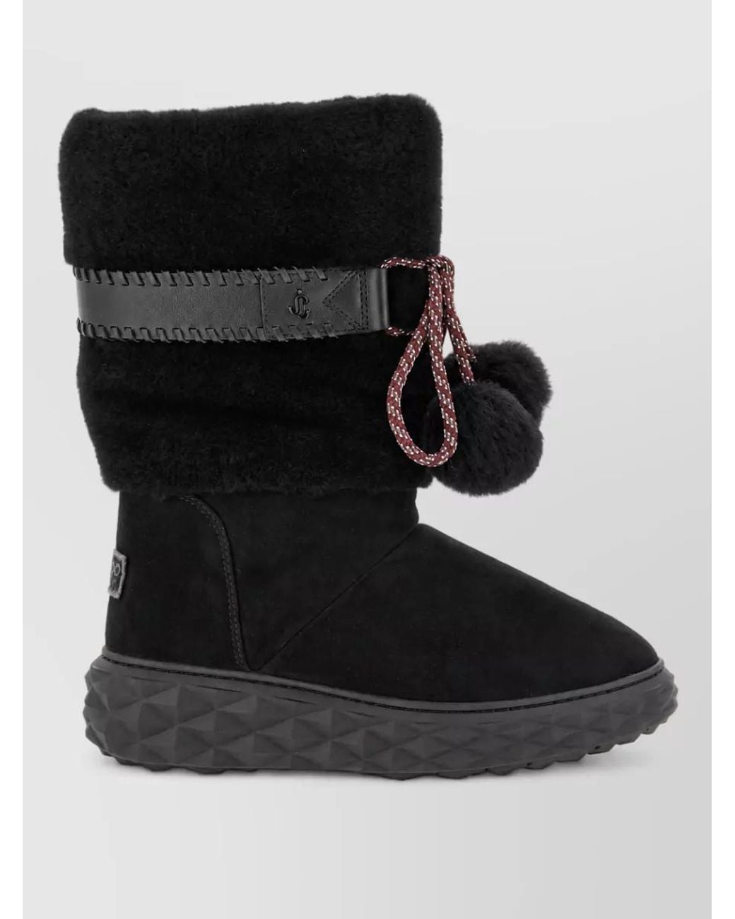 Jimmy Choo Black Leather Ankle Boots