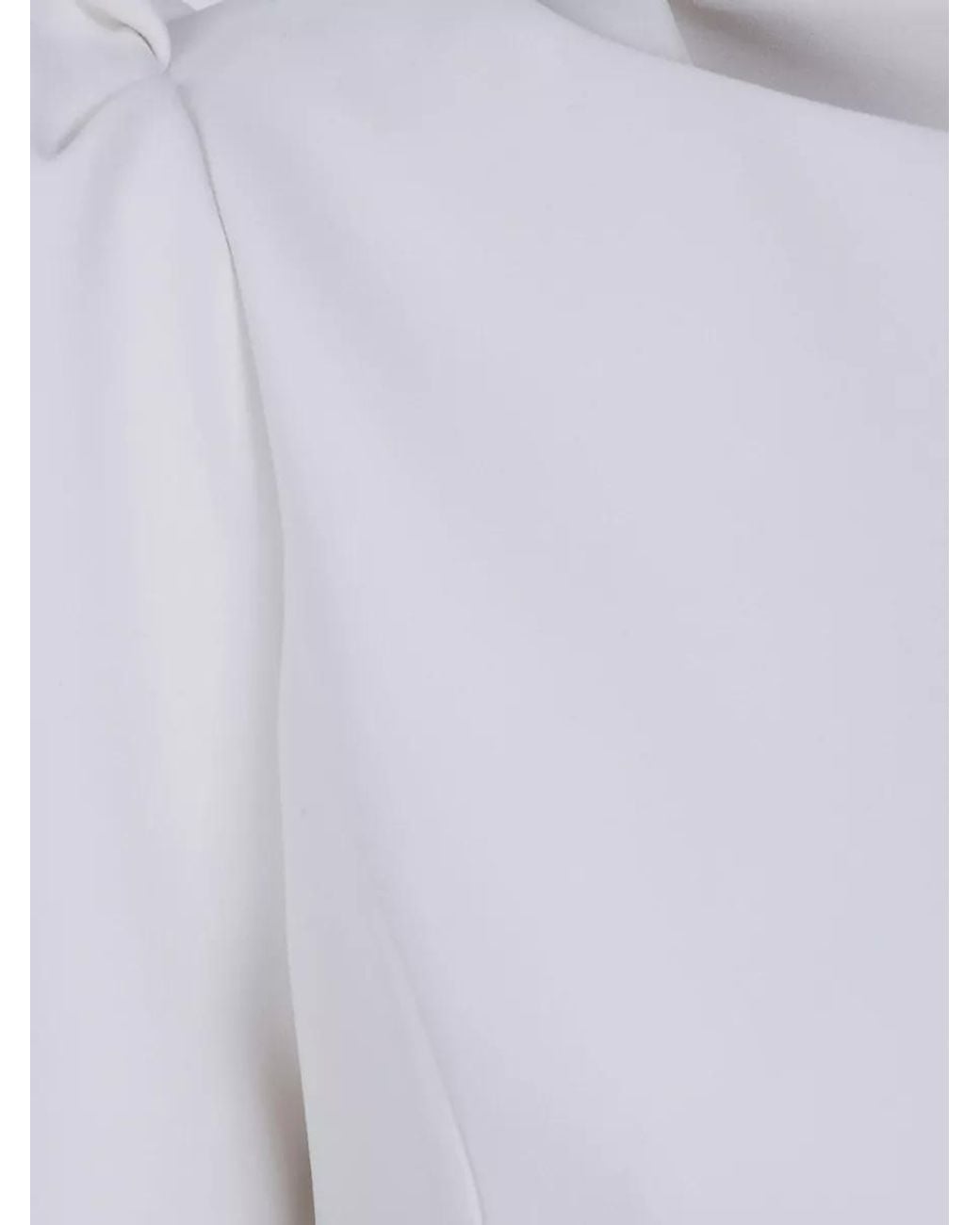 DR. HOPE White Puff Sleeve Mini Dress