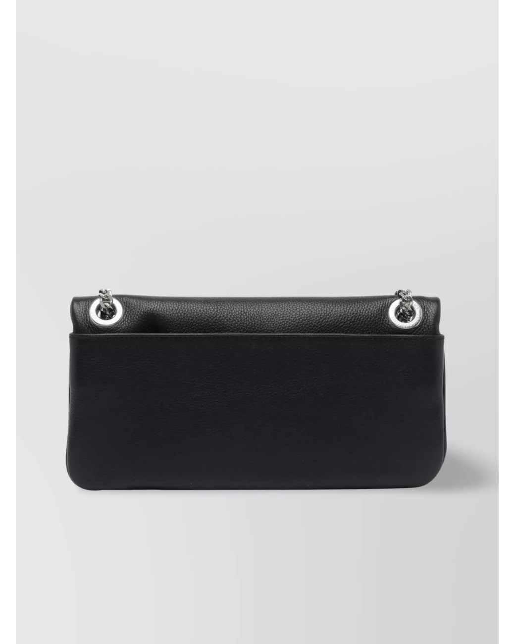 Zadig & Voltaire Black Rock Calf Leather Wallet On Chain Shoulder Bag