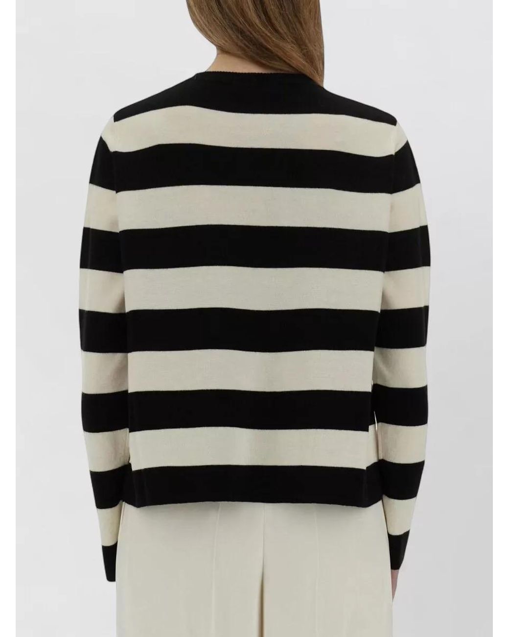 Max Mara Multicolor Virgin Wool Regular-Fit Sweatshirt