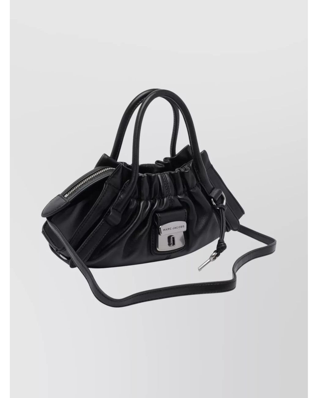 Marc Jacobs Black Small Lamb Leather Shoulder Bag