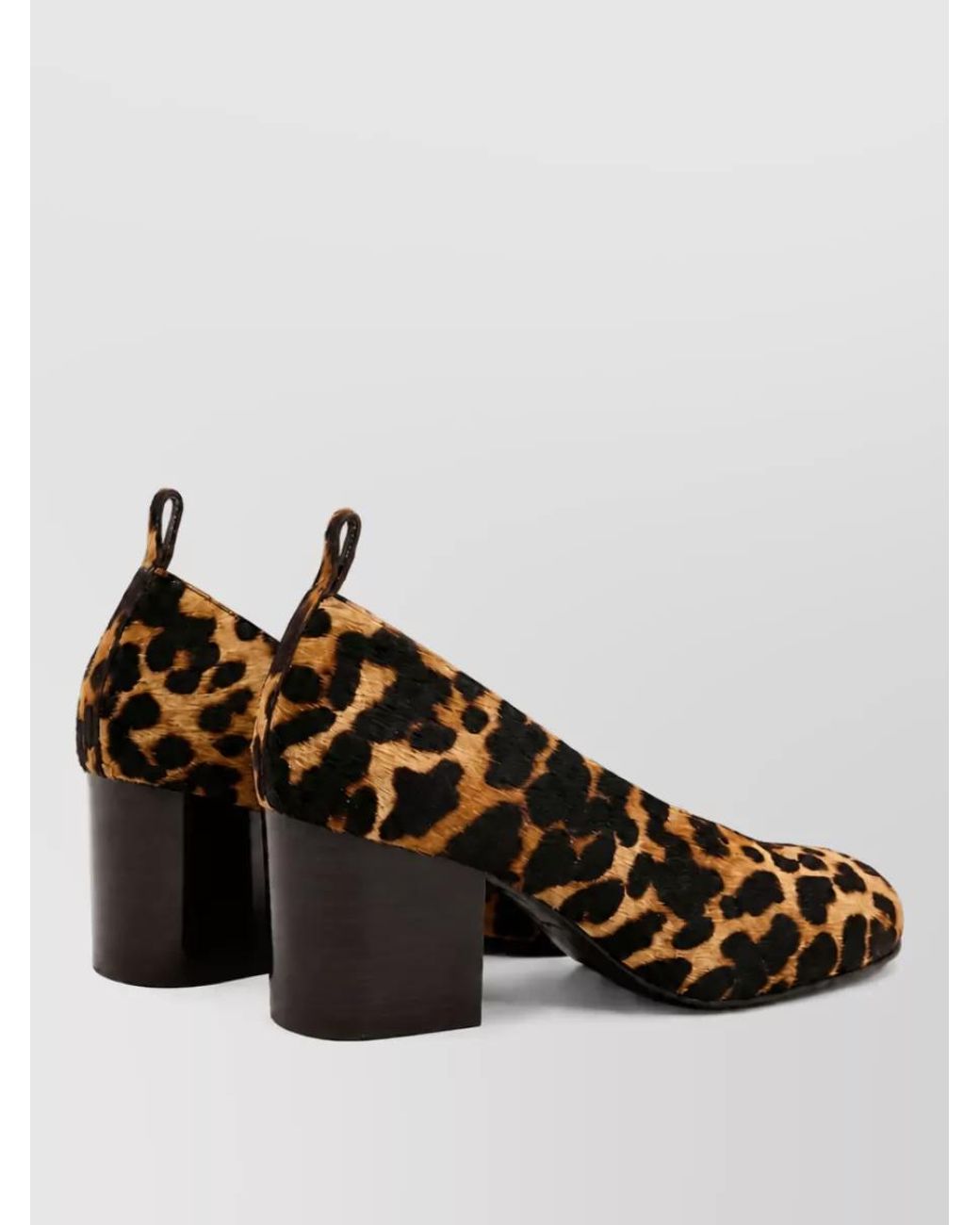 AMI Brown Leather Pumps