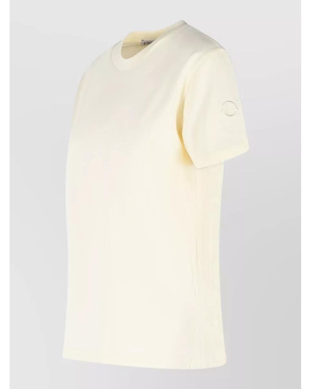 Moncler Natural Cotton T-Shirt
