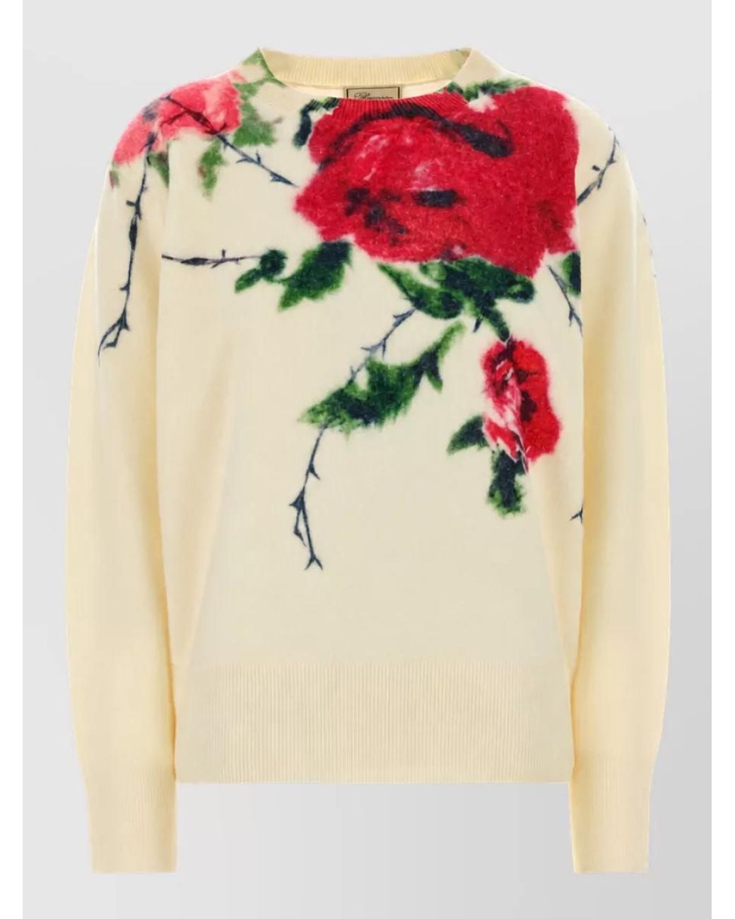 Blumarine Blue Printed Jumper