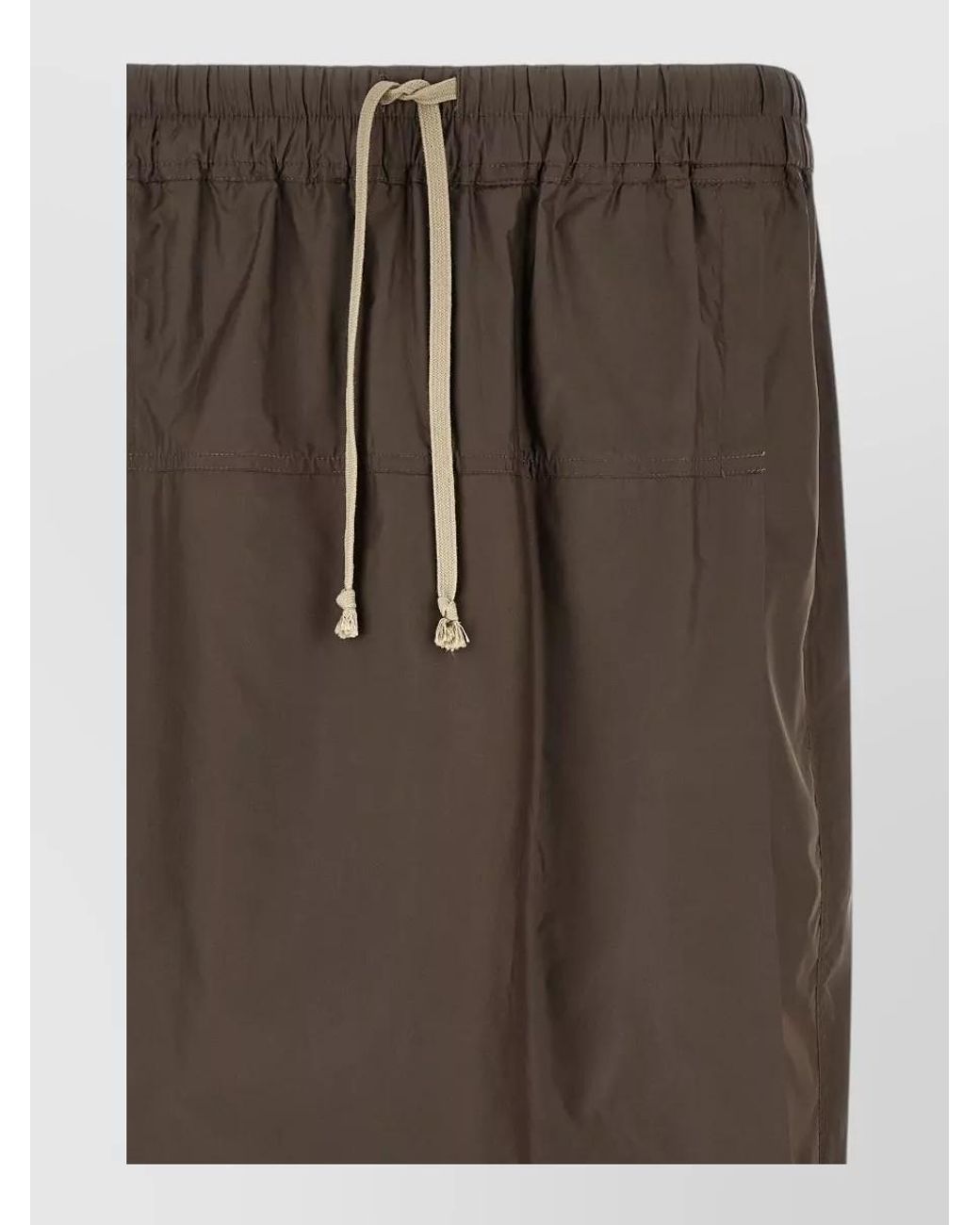 Rick Owens Brown Polyester Knee-Length Shorts for men