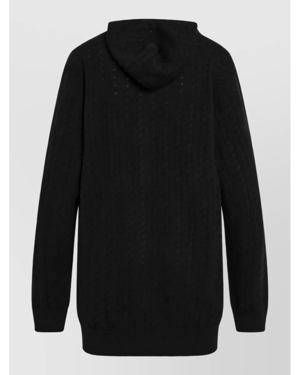 Balenciaga Black Fine-Knit Jumper