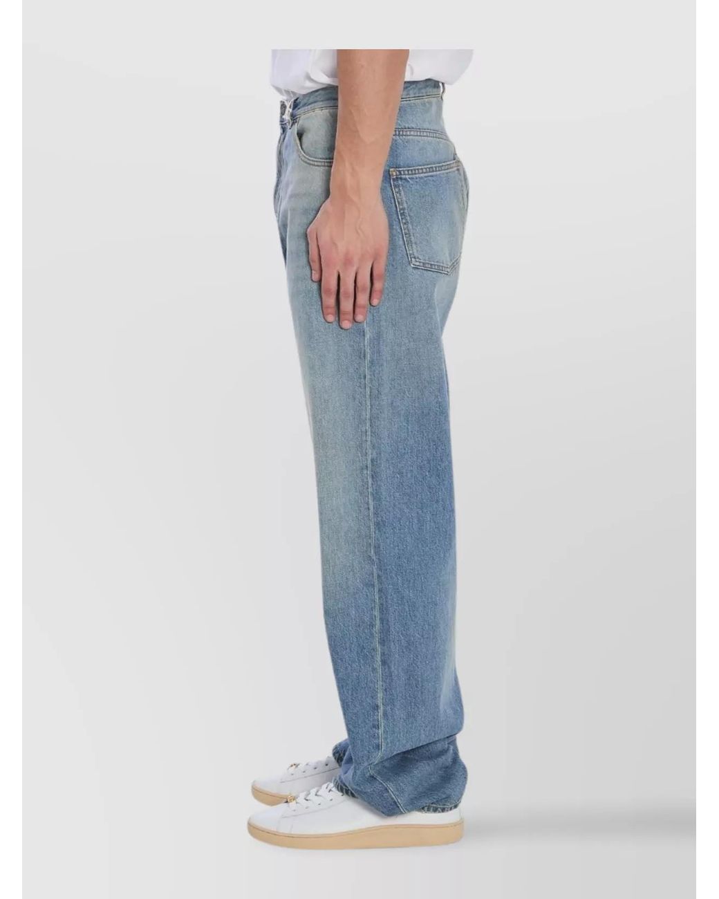 Valentino Garavani Blue Denim Baggy Jeans for men